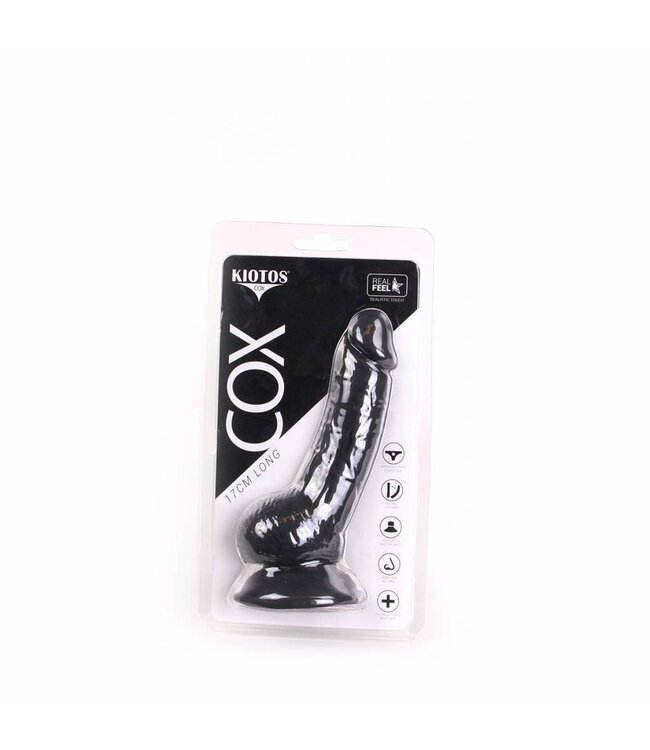 Kiotos COX Kiotos Realistische Dildo 17x3,2 cm Met Zuignap - Waterdicht TPE Strap-On