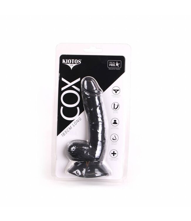 Kiotos COX Kiotos COX Realistische Waterdichte Dildo 18,5 cm Met Sterke Zuignap