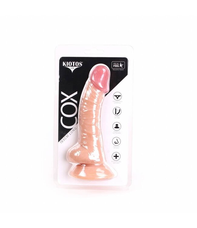 Kiotos COX Kiotos COX 19.5 cm Realistic Dildo - Waterproof & Strap-On Compatible