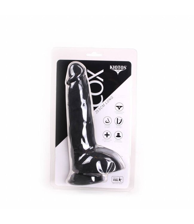 Kiotos COX Realistische TPE Dildo 25,5 cm Met Zuignap Uit Kiotos COX Collectie