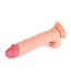 Kiotos COX Kiotos COX Leer Harnas Set Met 24 cm TPE Dildo En Drie Stalen O-Ringen