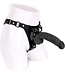 Kiotos COX Kiotos COX Lederen Strap-On Harnas Met 22 cm TPE Dildo En Stalen O-Ringen