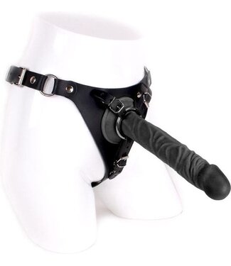 Kiotos COX Kiotos COX Strap-On Set mit Lederharnisch und 23 cm Dildo – Flexibel & Komfortabel