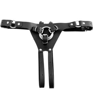 Kiotos COX Kiotos COX Strap-On Lederharnisch 100 cm | Offenes Design, 3 O-Ringe