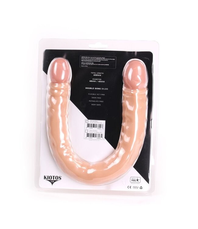 Kiotos COX Kiotos COX Dildo 45 cm | Realistisch, TPE, 100% phthalatfrei, Saugnapf