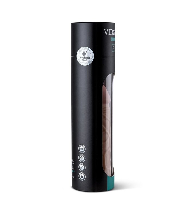 Virgite Virgite Flexibele Realistische Sleeve Van TPE 16,5 cm Met Natuurlijke Pasvorm