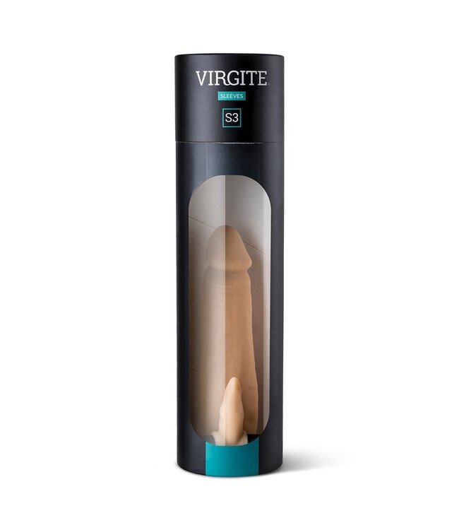 Virgite Flexible 16.2 cm Realistic Sleeve with Vibration & Clitoral Stimulator