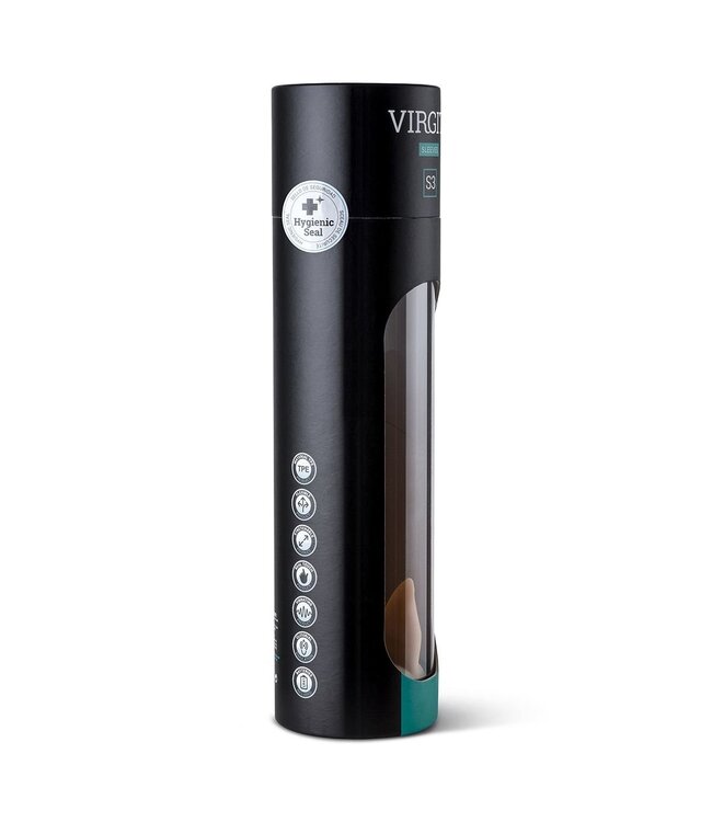 Virgite Flexibele Realistische Penis Sleeve 16,2 cm Met Vibrerende Clitorisstimulator