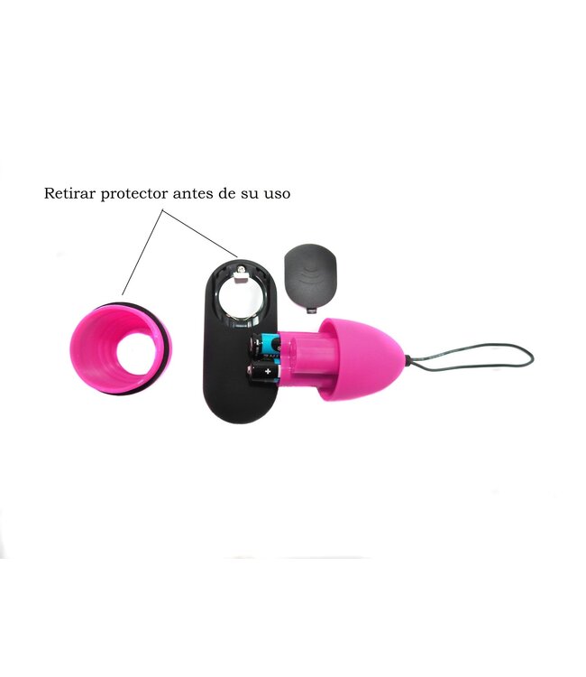Virgite Pink Remote-Controlled Rechargeable Vibrating Egg - 10 Modes, Waterproof