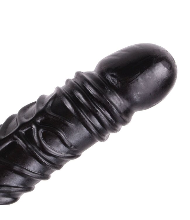 Dinoo Dinoo Realistische King-Size Dildo Zwart 42,5 cm Phthalaatvrij PVC