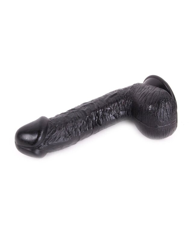 Dinoo Dinoo King-Size Realistische Zwarte Raptor Dildo 27 cm Veilig PVC
