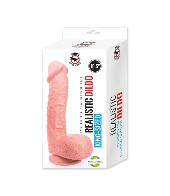 Dinoo Dinoo Realistische King-Size Dildo Raptor 27 cm Vleeskleurig PVC