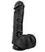 Dinoo Dinoo Realistische King-Size Dildo Zwart 23 cm Veilig & Ftalaatvrij