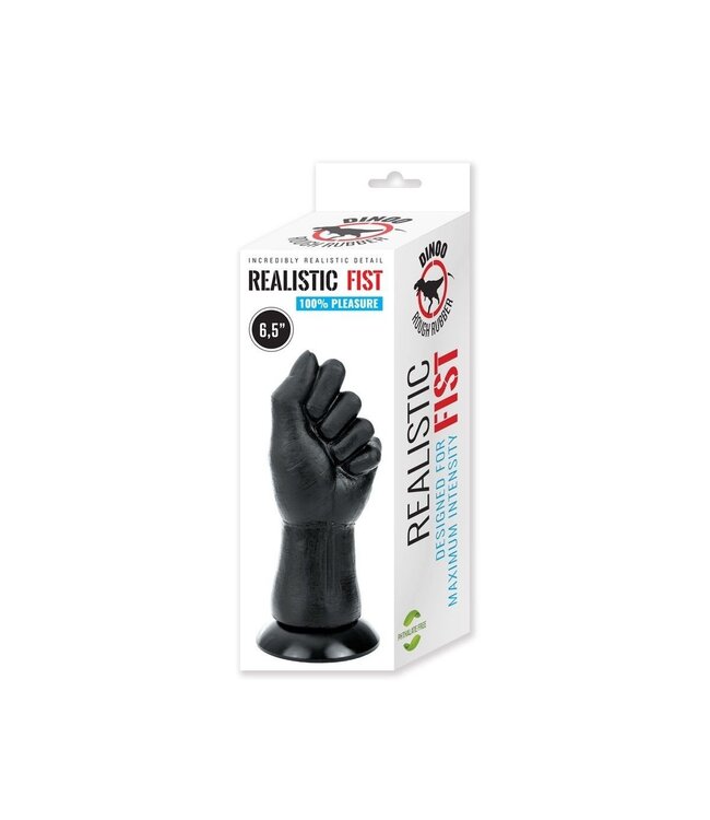 Dinoo Dinoo King-Size Realistic Black Dildo - Safe & Phthalate-Free 16 cm