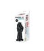 Dinoo Dinoo King-Size Realistische Dildo Fist Klein Zwart 16 cm Veilig PVC