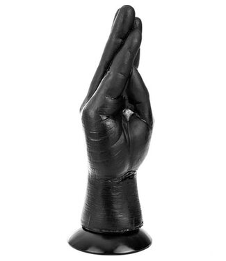 Dinoo Dinoo King-Size Realistische Handvormige Dildo 19 cm Zwart Veilig