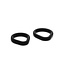 Sport Fucker Sport Fucker Siliconen Cockring Set M+L - Duo Ovale Hard On Ringen