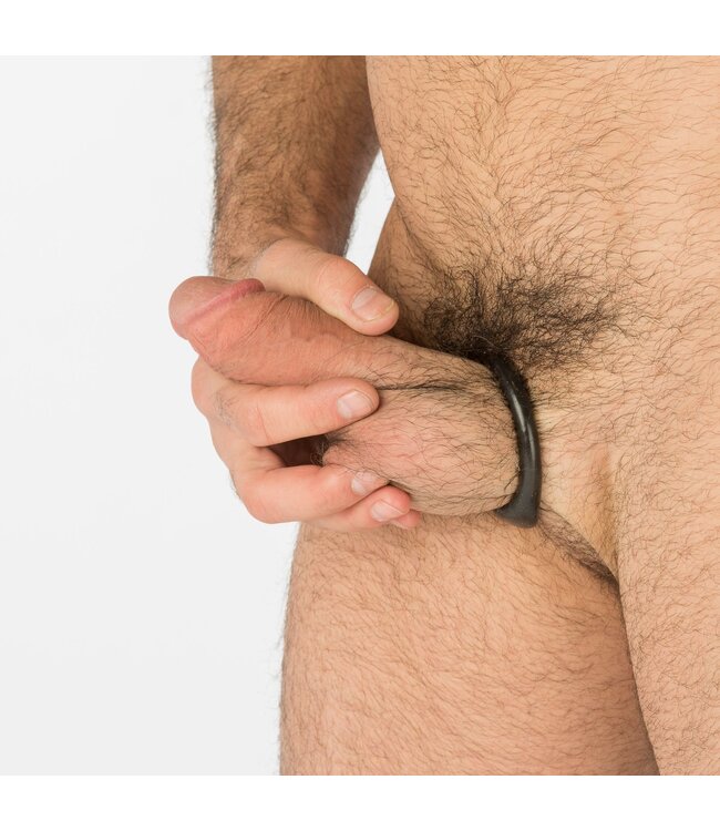 Sport Fucker Sport Fucker FlexRing Zwart – Dunne Rekbare TPR Cockring voor Optimale Steun