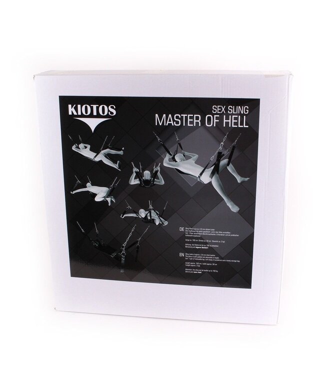 Kiotos Leder-BDSM-Schaukel Deluxe | Verstellbare Schaukel für aufregenden Spielspaß