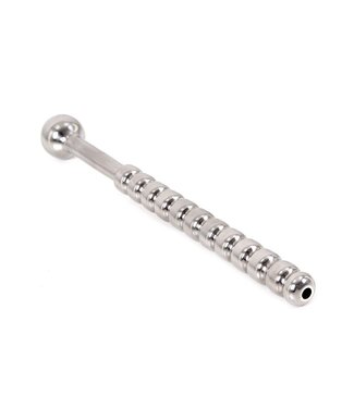 Adamo Ribbed Stainless Steel Penis Plug for Ultimate Pleasure