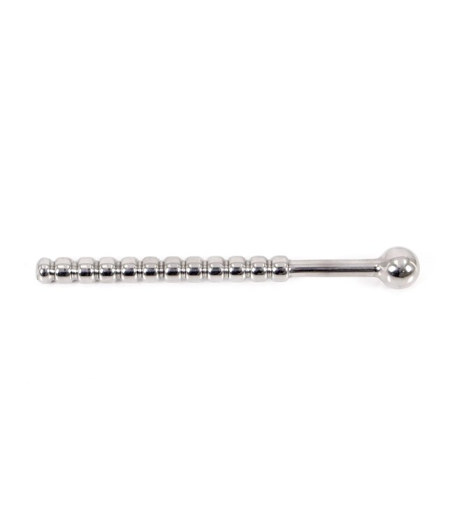 Adamo Ribbed Stainless Steel Penis Plug for Ultimate Pleasure