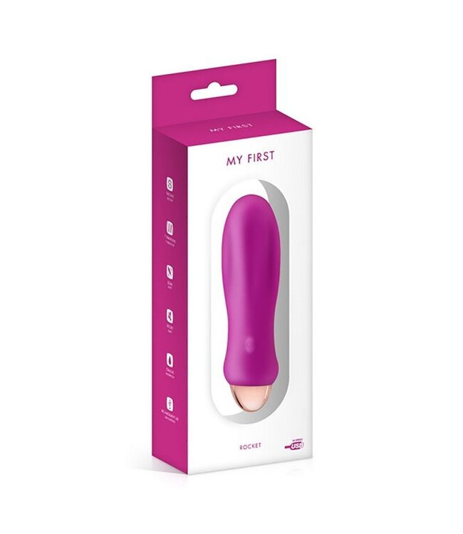 USB Oplaadbare Waterdichte Rocket Vibrator Met 7 Snelheden En Stil Design