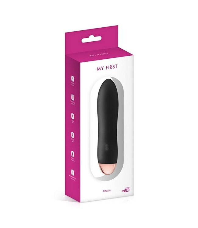 My First Elegant USB Rechargeable Waterproof Vibrator - 7 Speeds, Silent Design