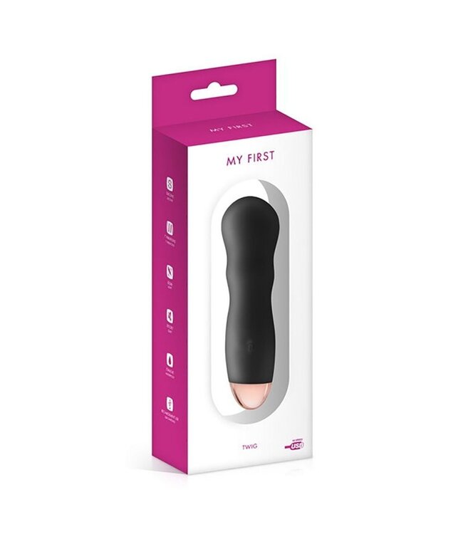 My First Elegant MyFirst USB Rechargeable Vibrator - Quiet, Waterproof, 7 Speeds
