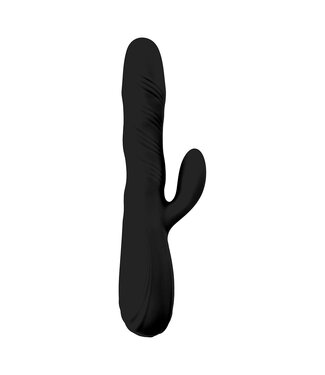 Lang Loys LangLoys 3-Motorige Siliconen Vibrator Met Roterende Clitoris- en Vaginasensatie Waterproof