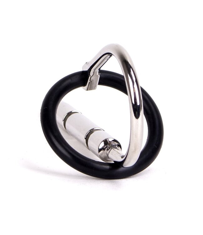 Kiotos Steel Roestvrijstalen Penisstick Met Verstelbare Cockring | Kiotos Steel 11 cm