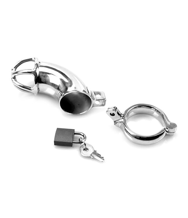 Kiotos Steel Eleganter Edelstahl Peniskäfig für intensive Kontrolle und Vergnügen