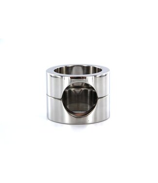 Kiotos Steel Kiotos Duo Cockring Met Losse Ballenring Roestvrij Staal 45 mm