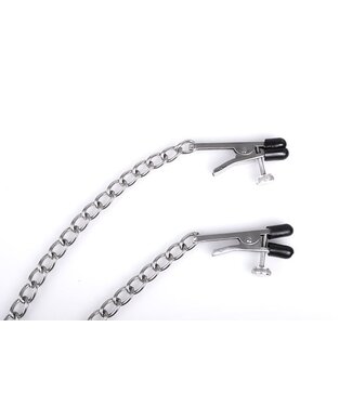 Kiotos Steel Luxuriöse Bull Nose Nippelklemmen aus Edelstahl | Kiotos Schmuck