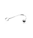 Kiotos Steel Kiotos Steel 38 cm Bondage Hook with 40 mm Anal Ball - High Quality BDSM Tool