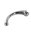 Kiotos Steel Kiotos Steel G-Spot Dildo 29 cm Gebogen Roestvrijstaal Glans