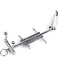 Kiotos Steel Kiotos Steel 4-in-1 Multifunctioneel CBT-Set Met RVS Anale Plug, Ballstretcher en Ballcrusher