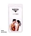 Kiotos Steel RVS Buttplug 9 cm Met Geribbeld Ontwerp En Groene Hartdiamant