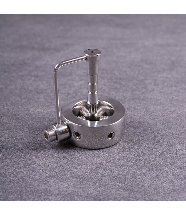 Kiotos Steel Kiotos RVS Penisring Met Verstelbare Spikes En Urethrale Stimulator