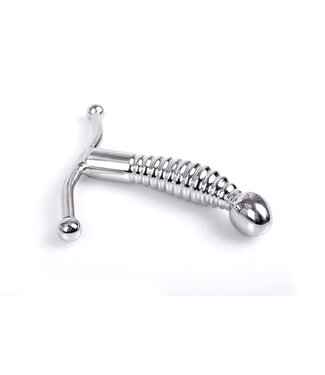 Kiotos Steel Ribbed G-Spot Stimulator for Unforgettable Orgasms - Easy to Use!