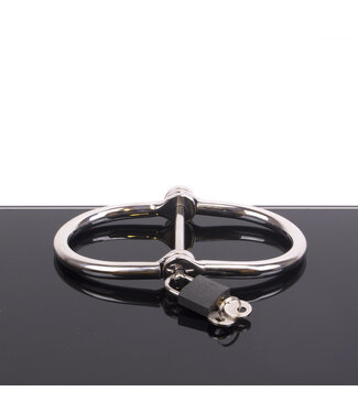 Kiotos Steel Kiotos Steel Strakke RVS D-Handboeien 8mm Diameter 10cm Lang