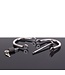 Kiotos Steel Kiotos Steel Strakke RVS D-Handboeien 8mm Diameter 10cm Lang