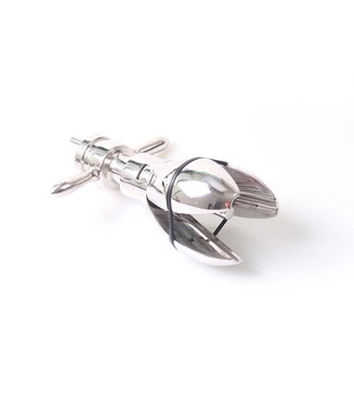 Kiotos Steel Ultimate Asslock 18 cm | Edelstahl-Plug mit cleverem Klappmechanismus