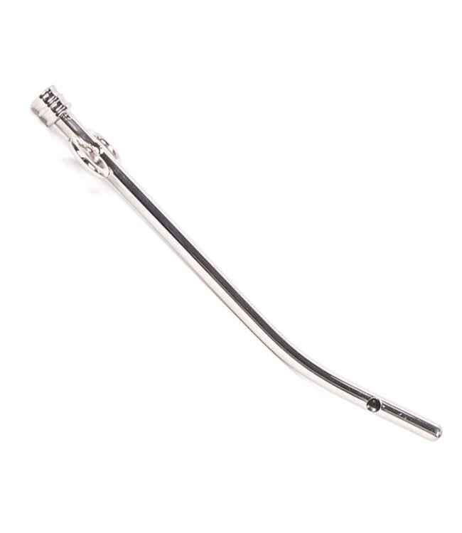 Kiotos Steel RVS Penisplug Met Verstelbare Cockring En Stimulerende Noppen 16cm