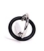 Kiotos Steel Roestvrijstalen Penisplug Met Rubberen Cockring Kiotos Steel 11 cm