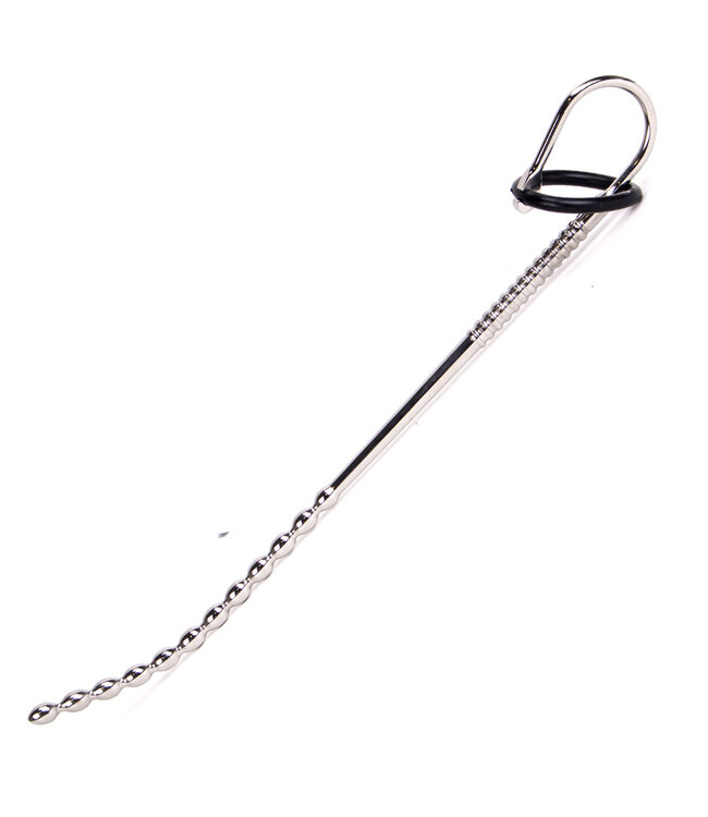 Kiotos Steel Roestvrijstalen Penisplug Met Cockring Set Kiotos Steel 27cm