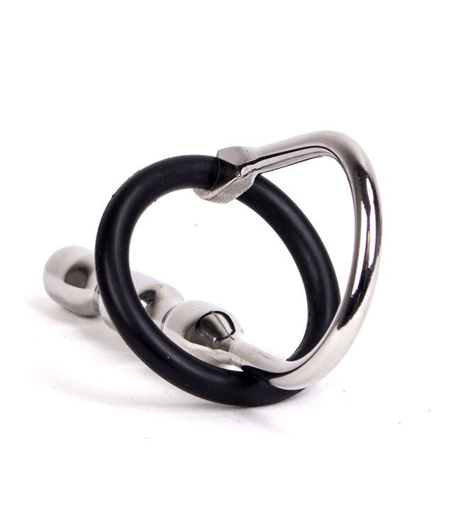 Kiotos Steel Edelstahl Penisstecker mit Gummi-Cockring – Stimulation und Genuss