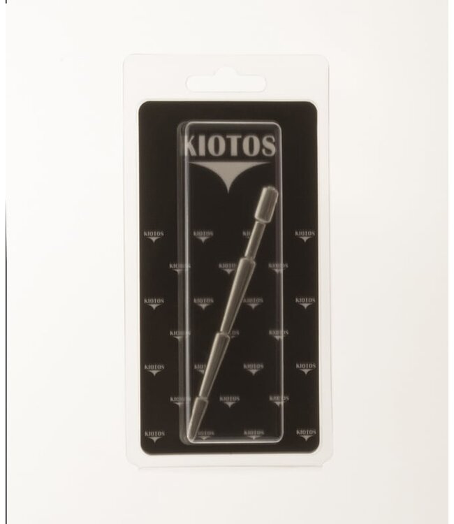 Kiotos Steel Edelstahl Penisstick mit Rotem Edelstein | Exklusive Stimulation Limited Edition