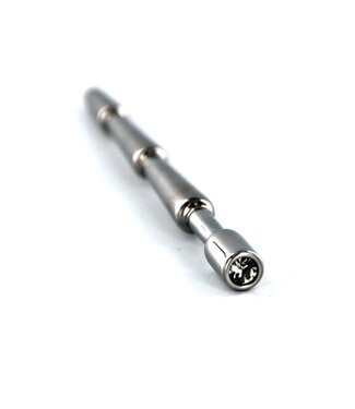 Kiotos Steel Kiotos Diamond Clear Penis Stick - Silver Stainless Steel Sensation