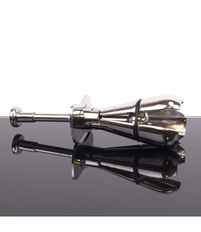 Kiotos Steel Deluxe Lockable Stainless Steel Butt Plug for Premium Pleasure