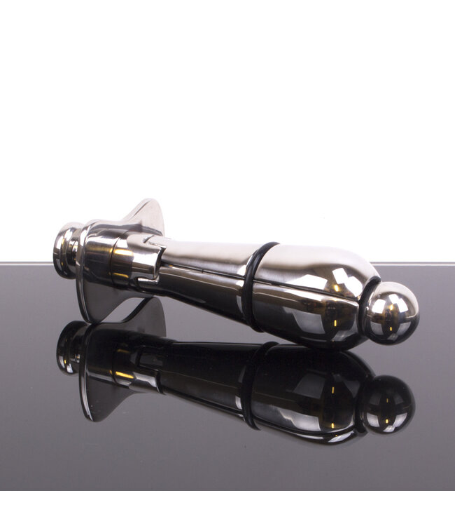 Kiotos Steel Deluxe Lockable Stainless Steel Butt Plug for Premium Pleasure